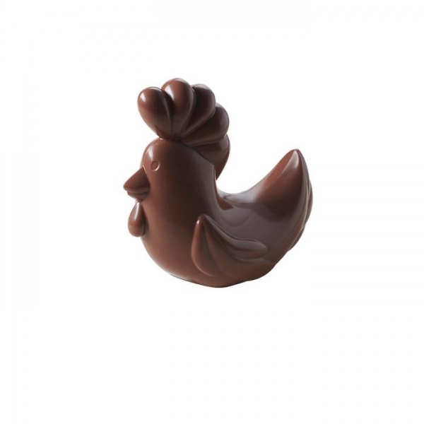 Moule � chocolat poule Rock, 2 moules
