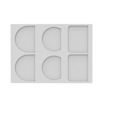 Moule � embout de b�che en silicone