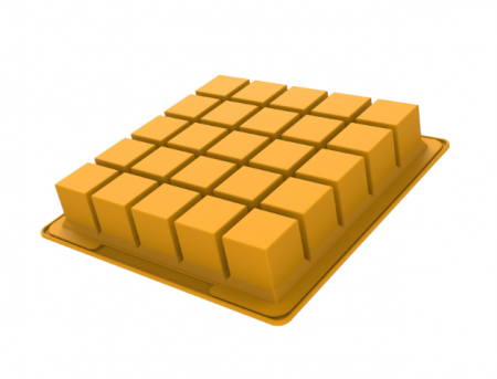 Moule &agrave; gla&ccedil;on cube en silicone