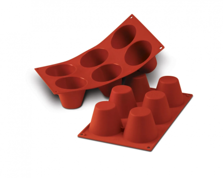Moule à muffins grands en silicone