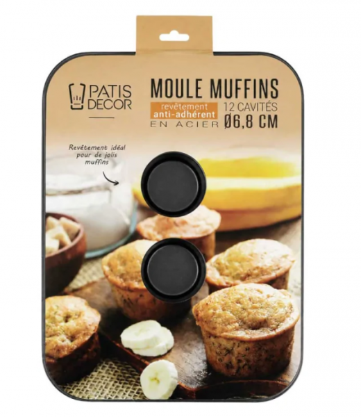 Moule � muffins x12