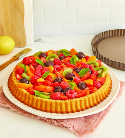 Moule &agrave; tarte fruits frais 28 cm