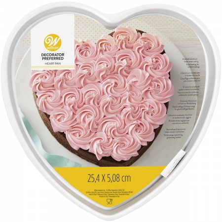 Moule coeur en métal 25 cm
