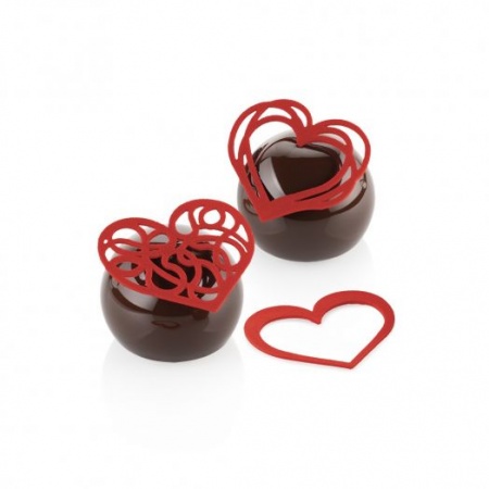 Moule en silicone coeur Adore