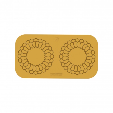 Moule en silicone couronne Mandala