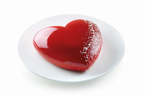 Moule en silicone c�ur Batticuore