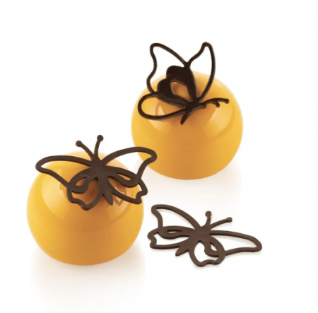 Moule en silicone dentelle papillon
