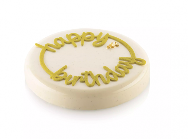 Moule en silicone Happy Birthday decor