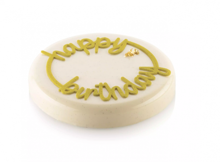 Moule en silicone Happy Birthday decor