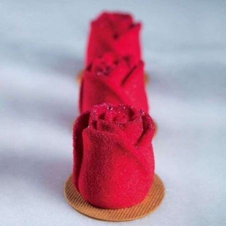 Moule en silicone rose en trompe l\'oeil