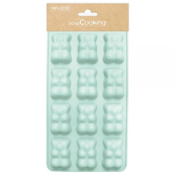 Moule ourson en silicone x12