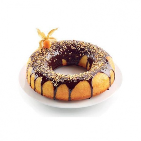 Moule savarin rond en silicone 24 cm