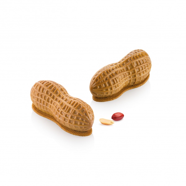 Moule silicone trompe l\'oeil cacahuete