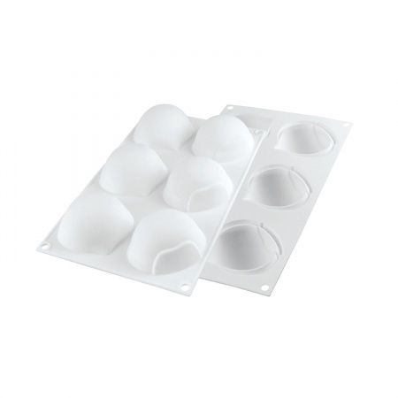 Moule silicone trompe l\'oeil marron chataigne