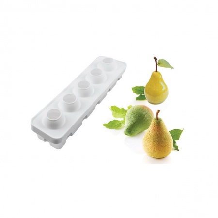 Moule silicone trompe l\'oeil poire