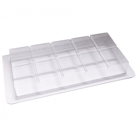 Moule tablette de chocolat en plastique