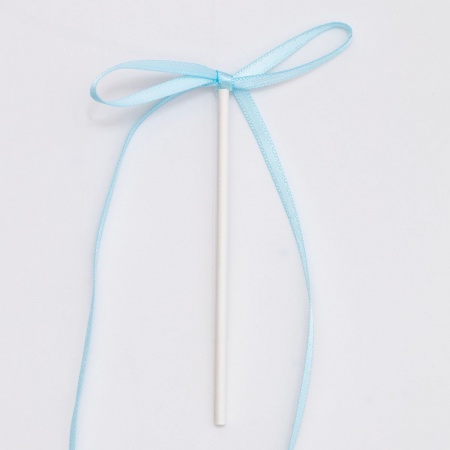 Noeuds d&eacute;coratifs pour g&acirc;teau bleu x8