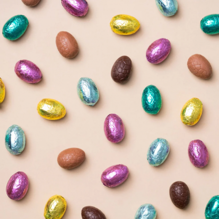 Oeufs garnis Valrhona