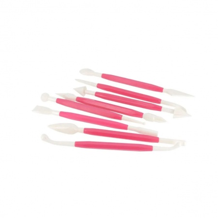 Outils pour p&acirc;te &agrave; sucre, &eacute;bauchoirs  x8