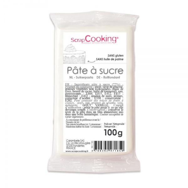 P�te � sucre blanche 100 g