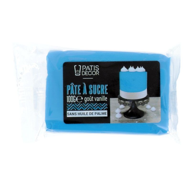 Pâte a sucre bleue SAINTE LUCIE, 100g - Super U, Hyper U, U Express 