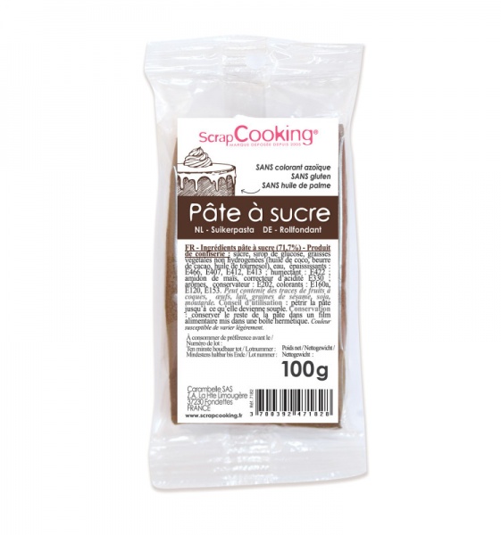 P�te � sucre marron 100 g