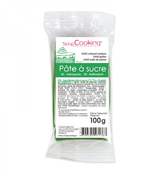 P�te � sucre vert 100 g