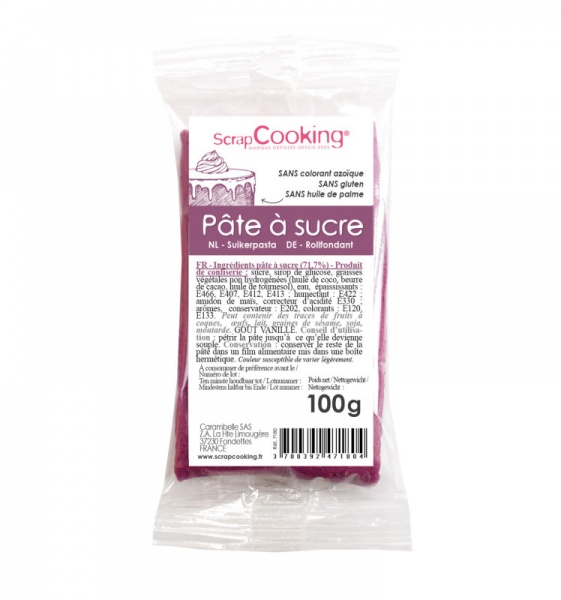 P�te � sucre violet 100 g