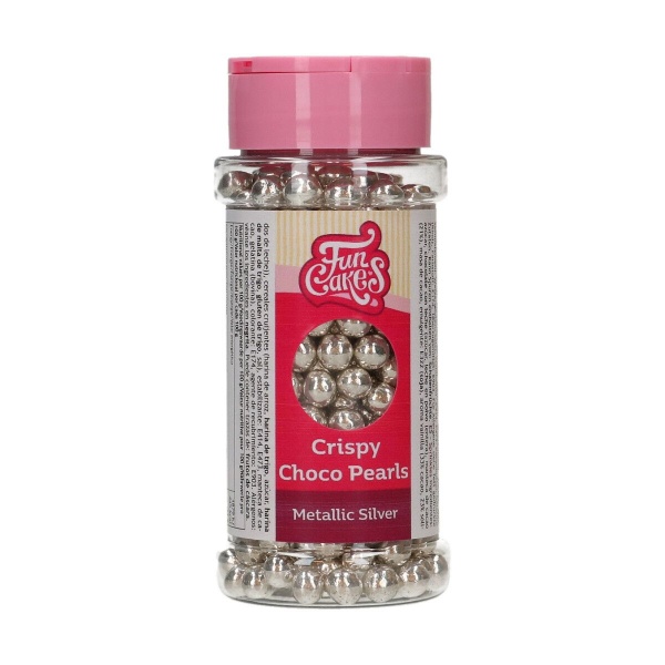Perle argent m�tallique en chocolat