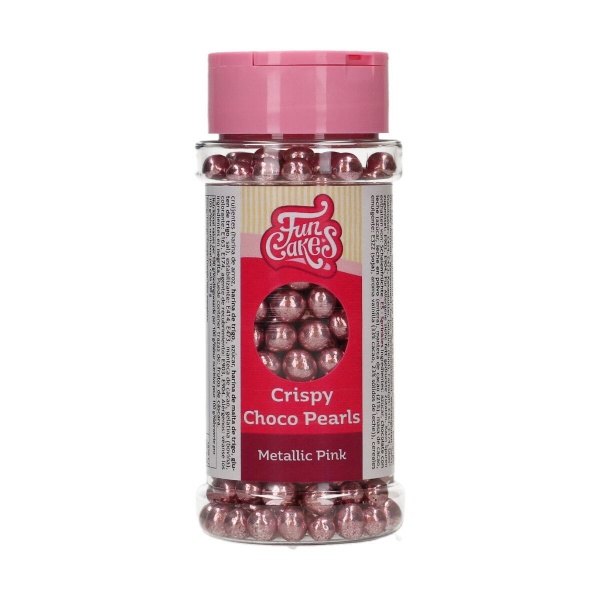 Perle bleu m�tallique en chocolat