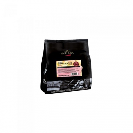 Perle craquante chocolat framboise 100g