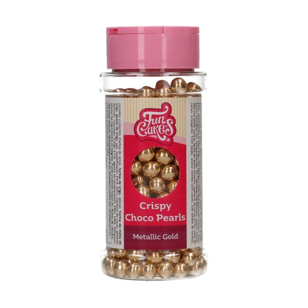 Perle dor� m�tallique en chocolat