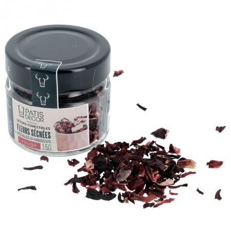 Pétales d\'hibiscus séchées