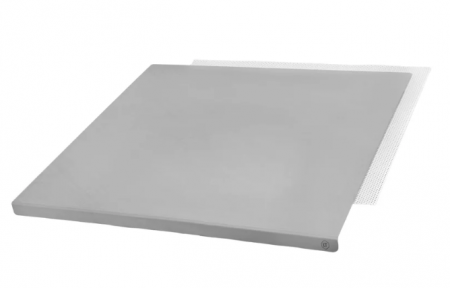 Plaque &agrave; p&eacute;trir, plan de travail inox 45 x 45 cm