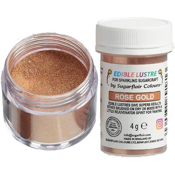 Poudre alimentaire rose gold