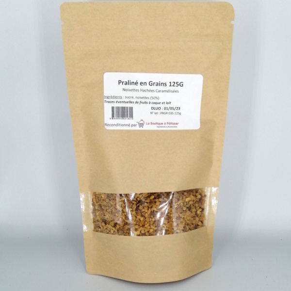 Pralin� en grains noisettes caram�lis�es