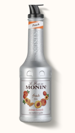Pur&eacute;e de p&ecirc;che 1 litre Le Fruit de Monin