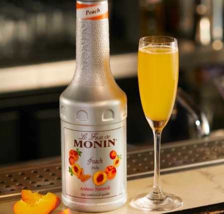 Pur&eacute;e de p&ecirc;che 1 litre Le Fruit de Monin