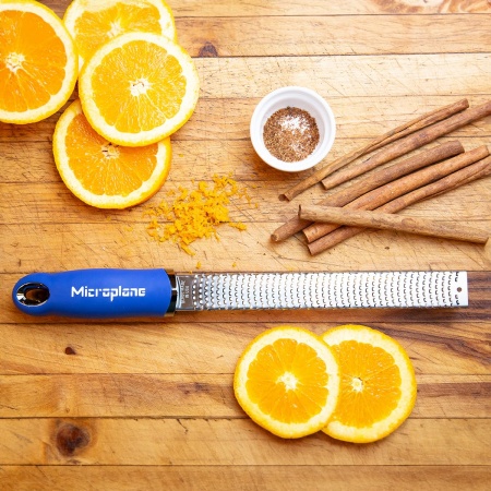 Râpe zesteur Microplane bleu royal