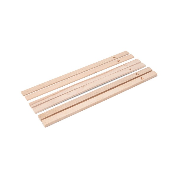 R�gles � p�tisserie en bois x3