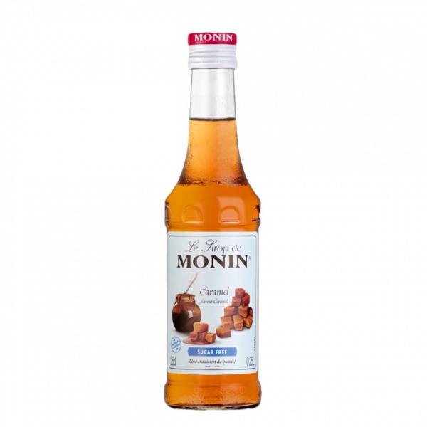 Sirop caramel sans sucre Monin 25 cl