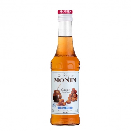 Sirop caramel sans sucre Monin 25 cl