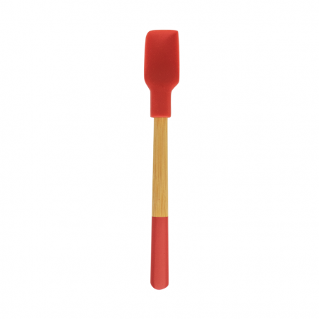 Spatule mini en bambou et silicone 
