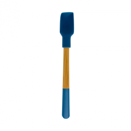 Spatule mini en bambou et silicone 