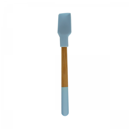 Spatule mini en bambou et silicone 