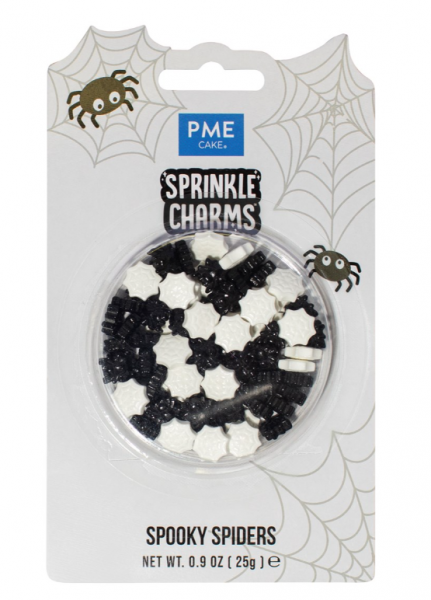 Sprinkles halloween en sucre 25 g araign�es