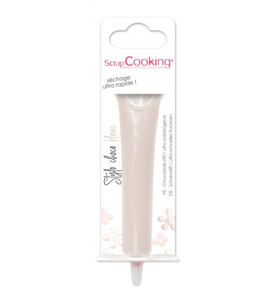 Stylo blanc go�t chocolat
