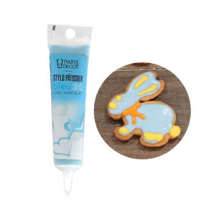 Stylo bleu go&ucirc;t chocolat 31g