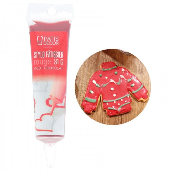 Stylo rouge go�t chocolat