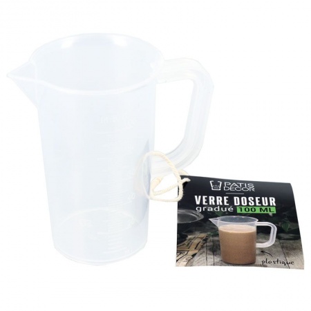 Verre doseur en plastique, petit format